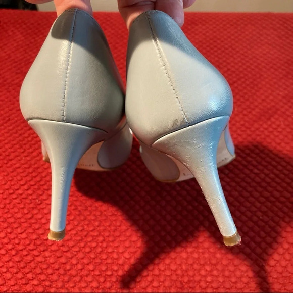 L.K. BENNETT Floret Animal Print Toe Leather Made in Spain 3” Heel Pumps Shoes - Picture 5 of 9